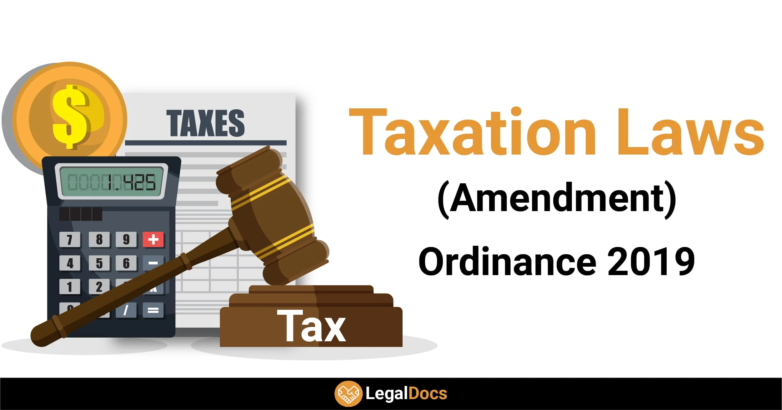Taxation Laws (Amendment) Ordinance 2019 - LegalDocs